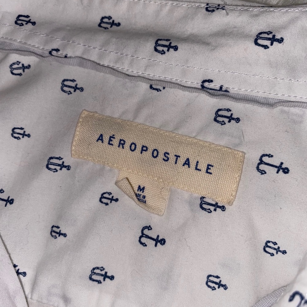 Men’s white long sleeve button up - Picture 4 of 4